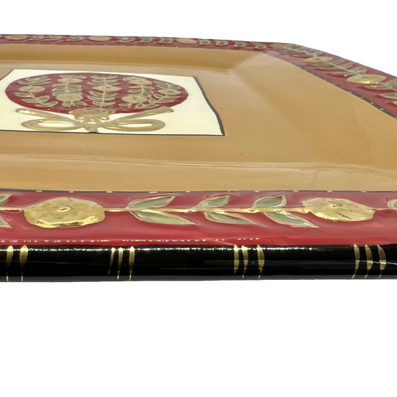 Dept. 56 M. Jurado Christmas Ornament Plate - Picture 3 of 4